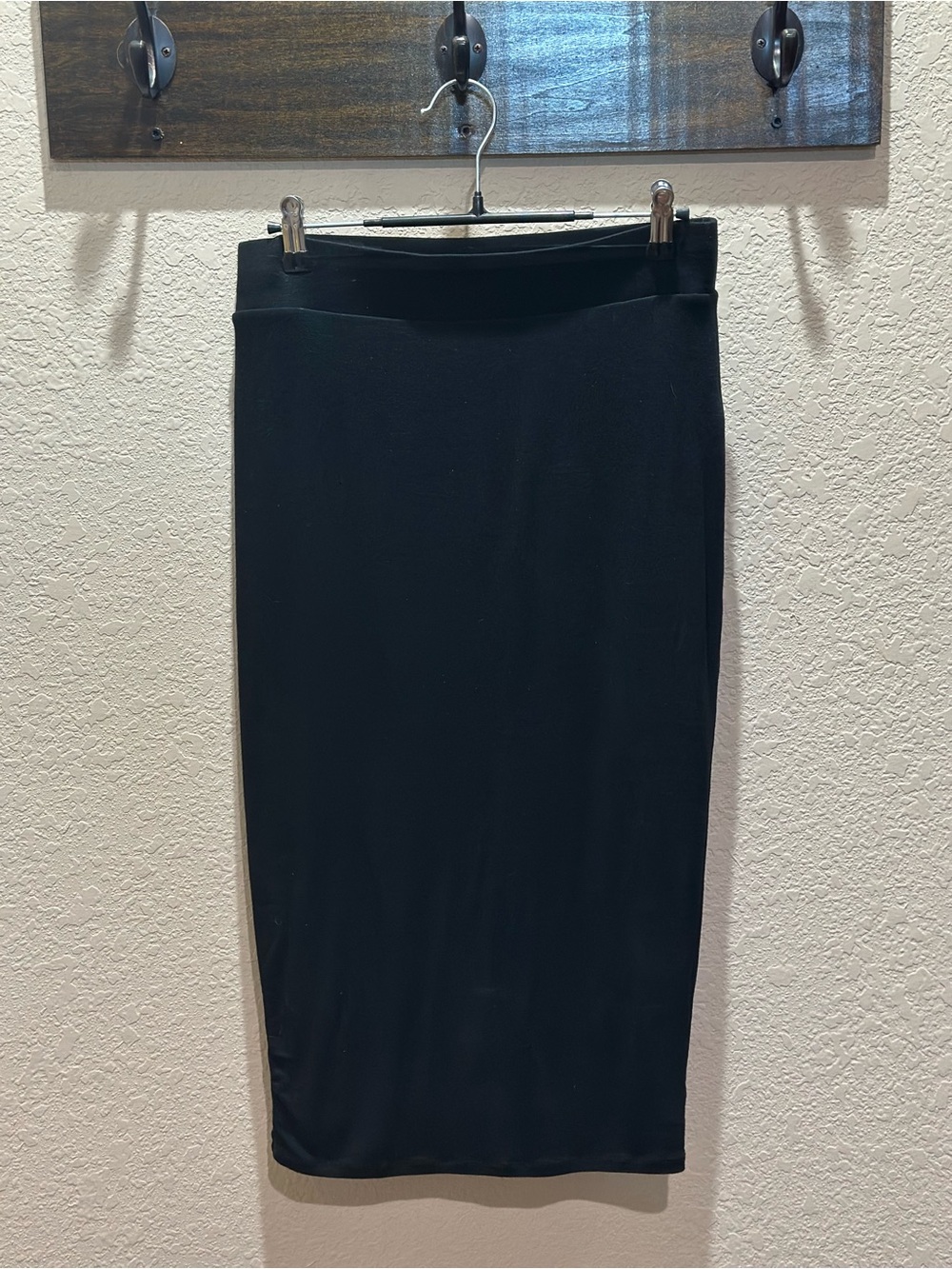 Bar III Black Fitted Pencil Skirt